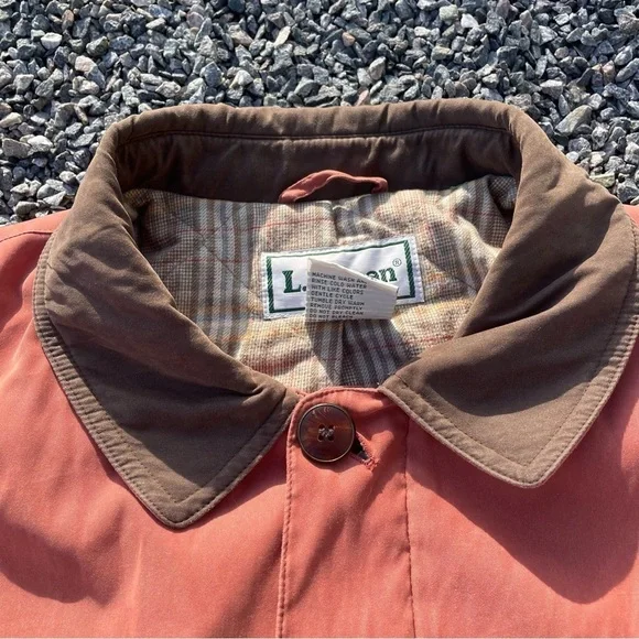 Men's Rust Jacket with Brown Collar - Picture 7 of 16